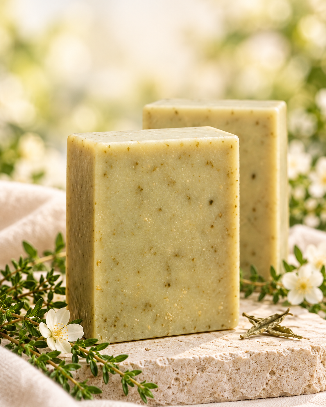 mehimiahme white tea & thyme Soap 1