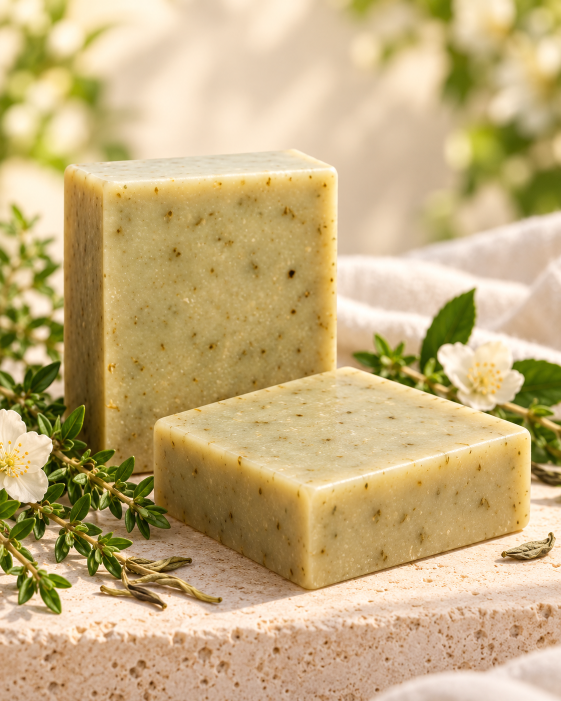 mehimiahme white tea & thyme Soap 2