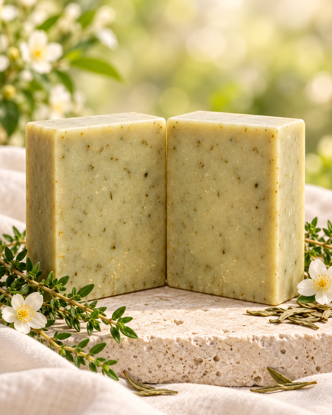 mehimiahme white tea & thyme Soap 3